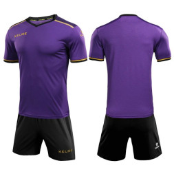 Форма футбольная KELME SHORT SLEEVE FOOTBALL SET Бело-синий (104)