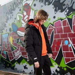 Пуховик KELME Men's Down Jacket Black