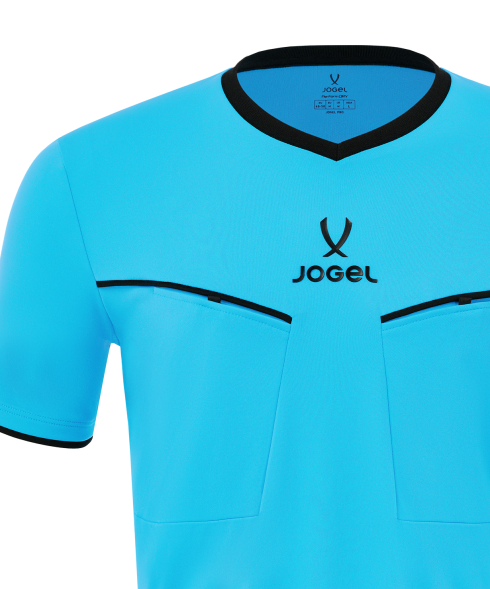 Футболка судейская JOGEL DIVISION PerFormDRY Referee SS Tee 2.0, голубой