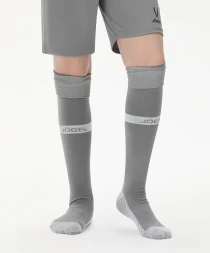 Гетры футбольные JOGEL CAMP ADVANCED SOCKS, серый/белый