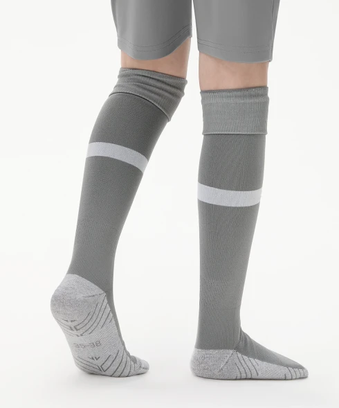 Гетры футбольные JOGEL CAMP ADVANCED SOCKS, серый/белый