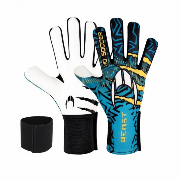 Вратарские перчатки HO SOCCER BEAST PLUS HAZARD GREEN 052 0281