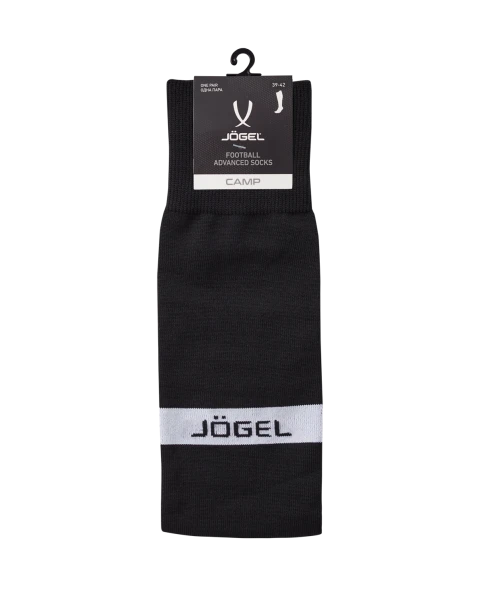 Гетры футбольные JOGEL  CAMP ADVANCED SOCKS, черный/белый