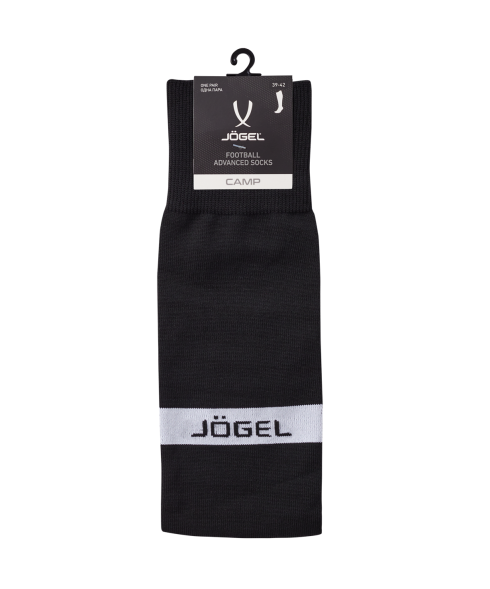 Гетры футбольные JOGEL  CAMP ADVANCED SOCKS, черный/белый