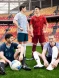 Футбольная форма KELME Football Suit (White/Dark Blue)