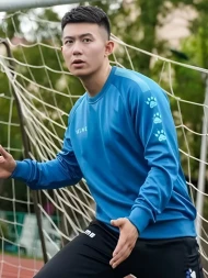 Свитшот KELME Knitted Round Neck Sweater Light Blue
