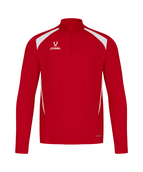 Джемпер тренировочный JOGEL DIVISION PerFormDRY Training 1/4 Zip Top, красный