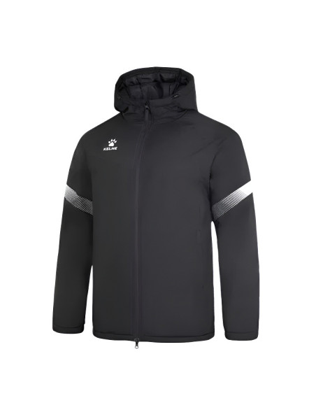 Куртка утепленная KELME Hooded Short Padded Jacket Black