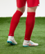 Гетры без носка JOGEL MATCH 2 PerFormDRY Footless Socks, красный