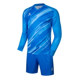 Детская вратарская форма KELME Long Sleeve Goalkeeper Suit Light Blue