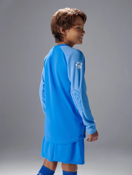 Детская вратарская форма KELME Long Sleeve Goalkeeper Suit Light Blue