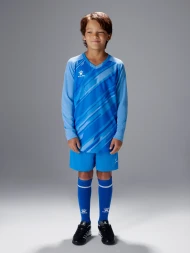 Детская вратарская форма KELME Long Sleeve Goalkeeper Suit Light Blue