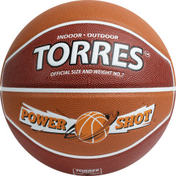 Мяч баскетбольный TORRES Power Shot, B323187, р.7