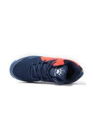 Детские баскетбольные кроссовки KELME Kids Basketball Shoes (Dark Blue/Orange)
