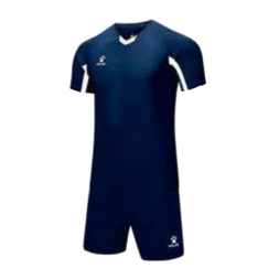 Детская футбольная форма KELME Football Suit (Dark Blue/White)