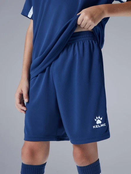 Детская футбольная форма KELME Football Suit (Dark Blue/White)