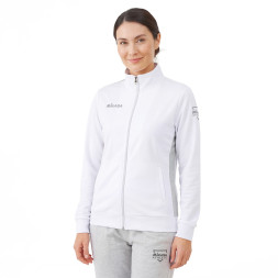 Костюм спортивный MIKASA MT537/530-022-L, р.L, 70% хлопок, 30% полиэстер, бело-серый
