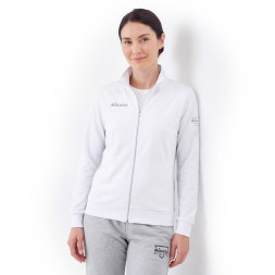 Костюм спортивный MIKASA MT537/530-022-L, р.L, 70% хлопок, 30% полиэстер, бело-серый