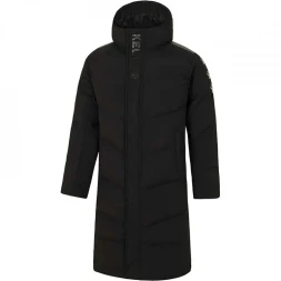 Пуховик KELME Hooded Long Jacket Black
