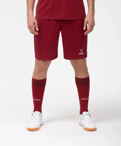 Гетры футбольные JOGEL CAMP BASIC SOCKS, гранатовый/серый/белый