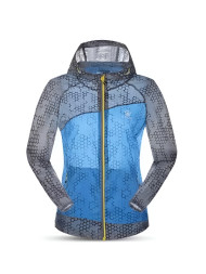 Ветровка KELME Women's Skin Trench Coat (Blue/Grey)