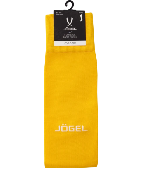 Гетры футбольные JOGEL CAMP BASIC SOCKS, желтый/серый/белый