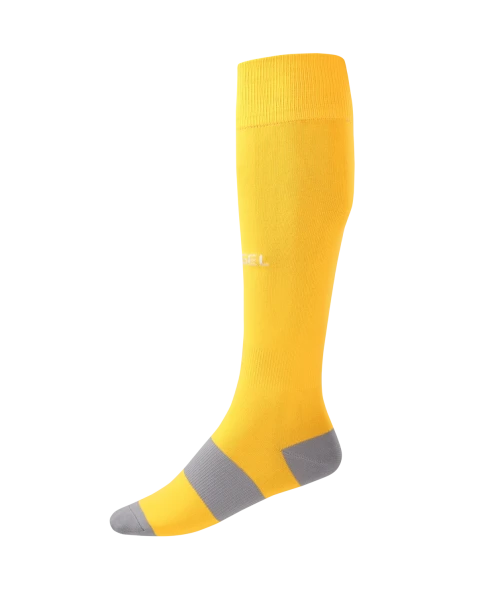 Гетры футбольные JOGEL CAMP BASIC SOCKS, желтый/серый/белый