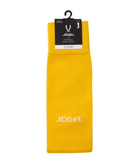 Гетры футбольные JOGEL CAMP BASIC SOCKS, желтый/серый/белый