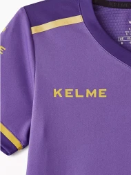 Детская футбольная форма KELME S/S Football Set Kid (Light Purple/Black)