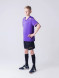 Детская футбольная форма KELME S/S Football Set Kid (Light Purple/Black)