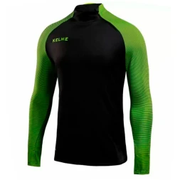 Лонгслив KELME Training Jacket (Black/Green)