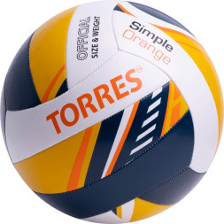 Мяч волейбольный TORRES Simple Orange, V323125