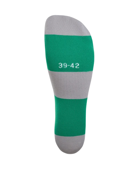 Гетры футбольные JOGEL CAMP BASIC SOCKS, зеленый/серый/белый