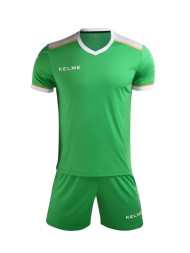 Детская футбольная форма KELME Short Sleeve Football Suit Green