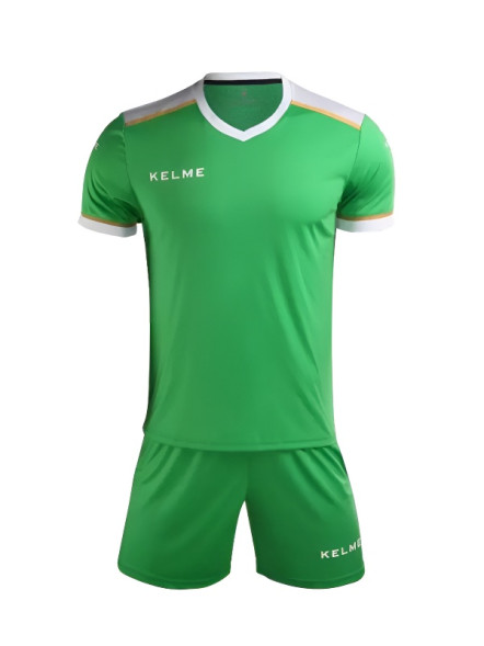 Детская футбольная форма KELME Short Sleeve Football Suit Green