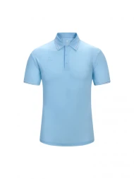 Футболка-поло KELME Men's Polo shirt Light Blue