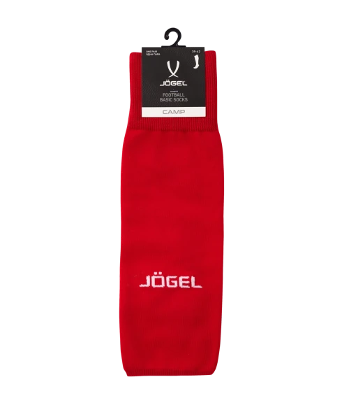 Гетры футбольные JOGEL CAMP BASIC SOCKS, красный/серый/белый