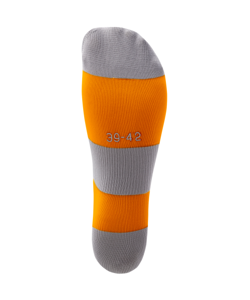 Гетры футбольные JOGEL CAMP BASIC SOCKS, оранжевый/серый/белый