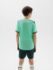 Детская футбольная форма KELME S/S Football Set Kid (Teal/Dark Green)