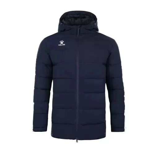 Пуховик KELME Short Cotton Clothes Dark Blue
