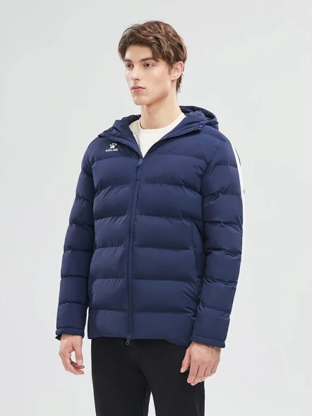 Пуховик KELME Short Cotton Clothes Dark Blue