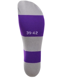 Гетры футбольные JOGEL CAMP BASIC SOCKS, фиолетовый/серый/белый