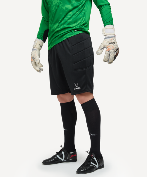 Шорты вратарские JOGEL CAMP GK Short, черный/белый