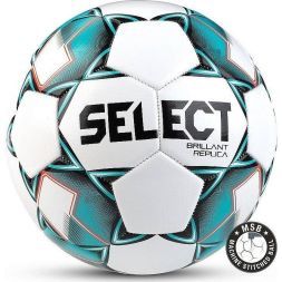 Мяч футбольный SELECT BRILLANT REPLICA №4 (артикул: 811608-003)(Белый, Синий)