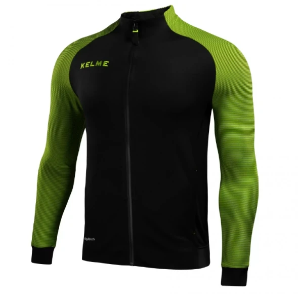 Олимпийка KELME Training Jacket (Black/Green)