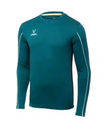 Футболка вратарская JOGEL CAMP GK Padded LS, зеленый/черный/белый