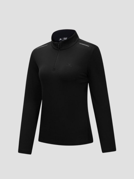 Лонгслив KELME Half-open Long-sleeved T-shirt Black