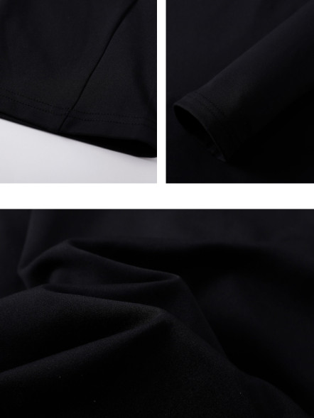 Лонгслив KELME Half-open Long-sleeved T-shirt Black