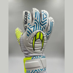 Перчатки вратарские HO SOCCER TYRO FLAT BLUE SMU Бело-голубой