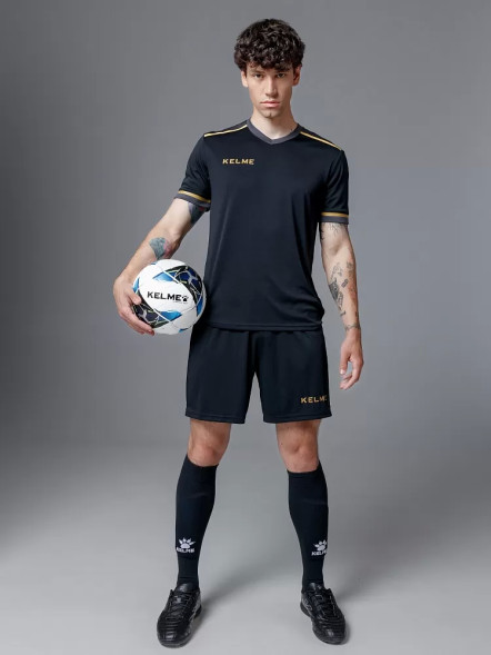 Футбольная форма KELME Short Sleeve Football Uniform Black